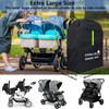 Stroller Travel Bag for Airplane,47" Inch Extra Large Gate Check