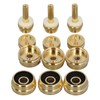 12 Pcs Set Trumpet Valve Finger Button Cap and Rod