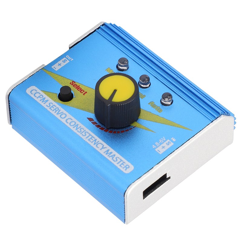 ESC Servo Tester CCPM Servo Consistency Master with 3‑Gear Indicator