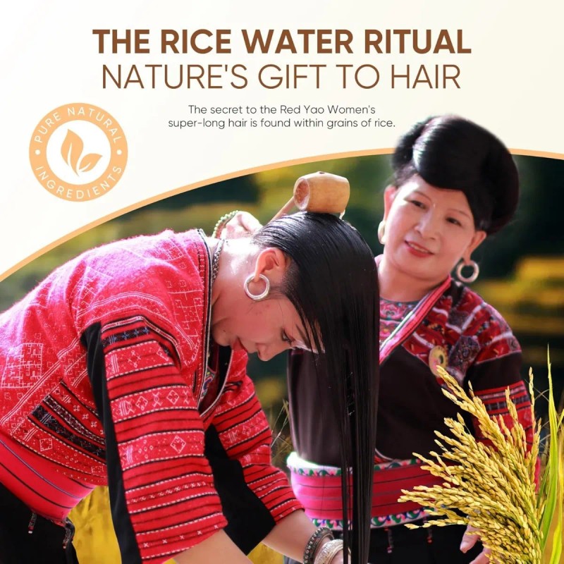 Agua De Arroz Con Romero Para El Crecimiento Del Cabello