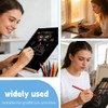 JRYXDS Pack of 50 Colourful Wooden Pens for Scratch Art,