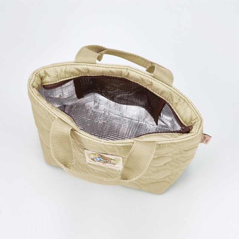 Skater KKLB2 Quilted Fabric Insulated Lunch Bag Peter Rabbit