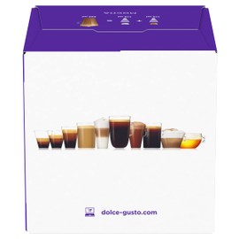 NESCAFÉ Dolce Gusto Mocha 16 Capsules Coffee from Arabica Beans High-Quality Cocoa with Milk Quick Preparation Aroma Sealed Capsules Pack of 1 (1 x 16 Capsules)