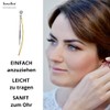 Traveller 181287 Women's Stud Earrings – Bicolour Gold & Silver