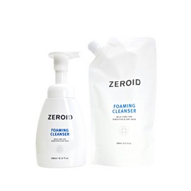 Zeroid Foaming Cleanser 240ml + Refill 240ml Skin Barrier Moisturizing / 제로이드 포밍 클렌저 240ml+리필240ml 피부장벽 보습