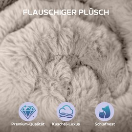 Mora Pets Dog Bed Fluffy Dog Blanket Washable Dog Mat Dog Cushion Soft and Warm for Small Medium Large Dogs Blanket Cuddly and Non-Slip Brown 91 x 60.5 cm