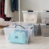 IRIS USA 54 Qt Stackable Plastic Storage Bins with Lids,