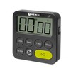 HENDI Kitchen Timer, Digital, 3 Alarm Settings, Stopwatch, Fold-Out Stand,