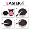 Luxspire Makeup Brush Cleaner Quick Wash Sponge Remover Color From