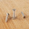 GOHODOMINO #7 x 1-3/4" Wood Screw 100Pcs, Stainless Steel 304