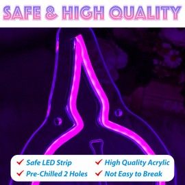 Helmet Neon Sign, Dimmable Gaming Neon Sign for Wall Decor, Light Up Signs for Bedroom Game Room Man Cave Party,Adjustable Brightness USB Powered LED Light Sign
