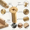 NACX M2 x 10mm Flat Head Phillips Machine Screws Bolts
