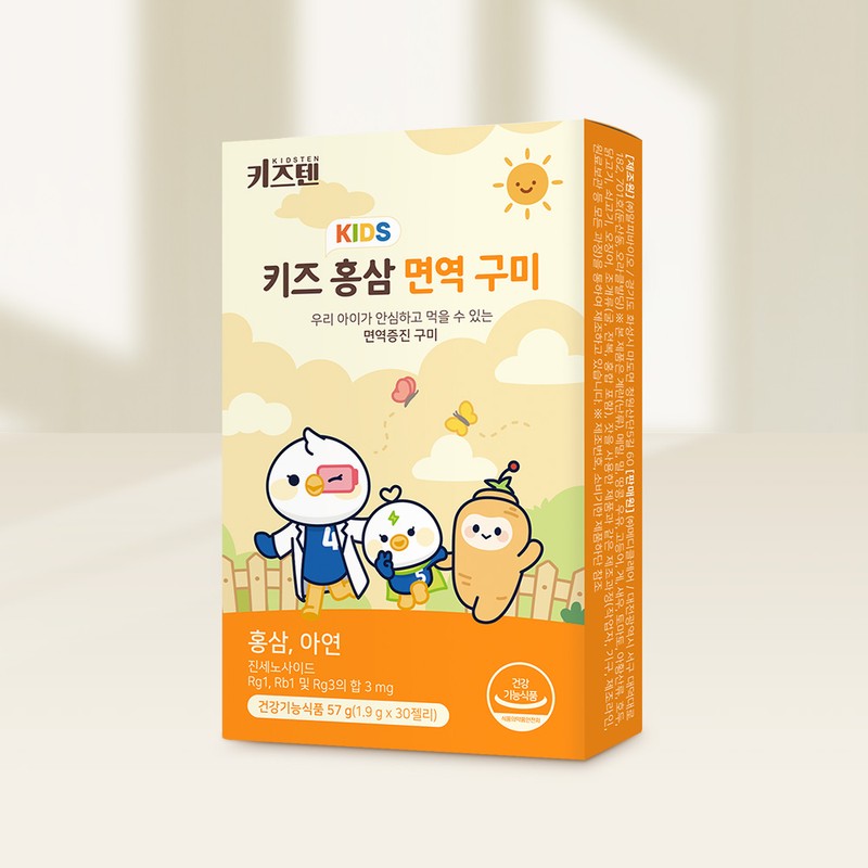 Kids10 children's red ginseng, strong growing child, 6-year-old root, immune-boosting