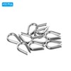 PATIKIL 2mm 1/16 Inch Wire Rope Thimble, 10Pack Cable Thimbles