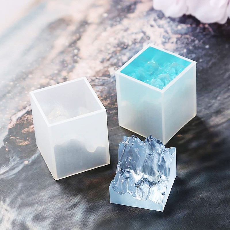 Woohome Silicone Mould for Resin, 6 PCS Mountain Peak Resin