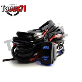 TAOUS 2 LEAD Wiring Harness "LED LIGHT BAR" Rocker Switch For Polaris Can-am UTV 300W