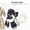 VALICLUD Pearl Handbag Chain Pearl Pearl Shoulder Strap Crossbody Bag