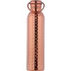 HealthGoodsAU - Pure Copper Hammered Water Bottle with Carrying Handle