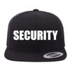 SECURITY Baseball Cap Hat Snapback by 6ixset - Flexfit Yupoong