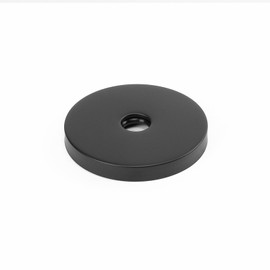 NearMoon Shower Arm Flange, Stainless Steel Replacement Escutcheon Cover Plate for Universal Standard ShowerHead Arm (4 Inch, Matte Black)