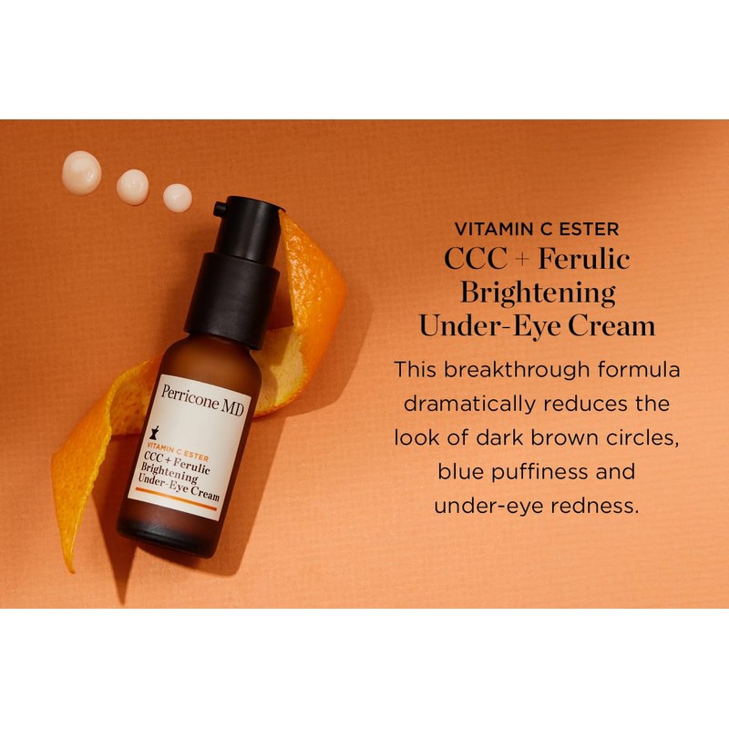Vitamin C Ester CCC+ Ferulic Brightening Under-Eye Cream, 0.5 fl.