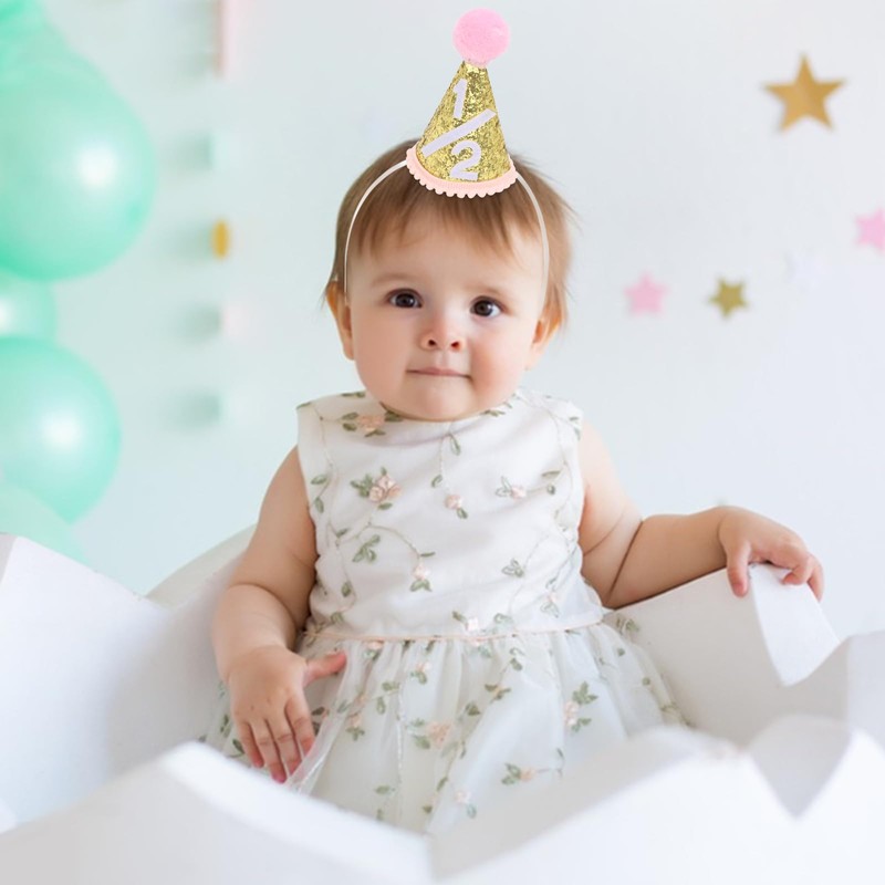 Semato 1/2 Birthday Girl Hat Half Birthday Outfit Baby Girl