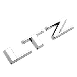 Replacement for 2019-2023 Silverado 1500 Rear Tailgate LT LTZ Letter Logo 3D Emblem Badge Sticker Z71 (Chrome, LTZ)