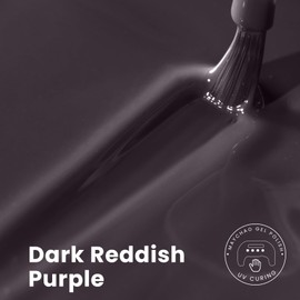 MAYCHAO 15ML Gel Nail Polish 1Pc Dark Reddish Purple Gel Polish Soak Off UV LED Nail Polish Nail Art Starter Manicure Salon DIY at Home, 0.5 OZ