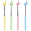 TRKETK 4 Pcs Retractable Finger Pointer Stick, Mini Retractable Pointing