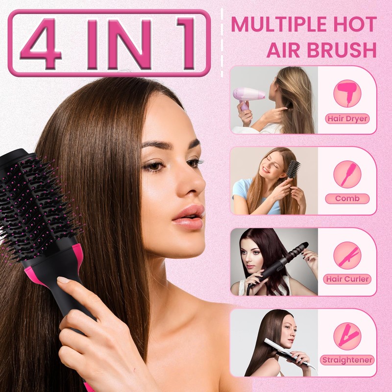 4-in-1 Hair Dryer Brush - Brush Blow Dryer Hot Air