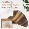 Skin Chi Agate Gua Sha Facial Comb – Real Agate