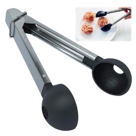 BeeRoom Meatball Maker Meat Ball Maker Meat Ball Maker Meat Ball Making Tongs Tsukumi Meat Dumpling Mini Rice Ball Shrimp Dumpling for Hot Pot Cooking Stainless Steel Embossed