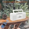 Cassette Player Boombox, Portable AM/FM Radio Stereo with Bluetooth, USB,