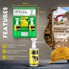 CGOLDENWALL Eye Wash Station Portable Emergency Eye Wash Kit, Wall