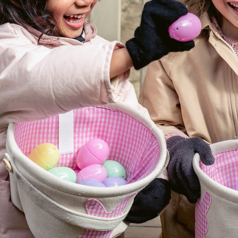 com-four® 24 x Filling Eggs - Colourful Plastic Eggs for
