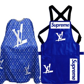 Leo Design Professional Barber uniform Jeans Apron Barber cape & apron, barber apron