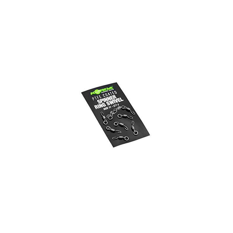 Korda PTFE Spinner Ring Swivels Size 11 | Pack of