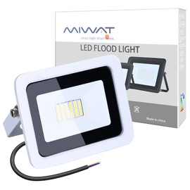 Ultra-Thin MIWAT LED Flood Light Spotlight Led Search Lamp 220V Floodlights for Outdoor Garden Street Square (Cool White-6000k, 30W)