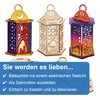Baker Ross FX935 Ramadan Wooden Lantern Sets - Pack of