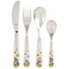 WMF Einhorn Kinderbesteck Set 4-teilig, Kinderbesteck Edelstahl, Kinderbesteck ab 3