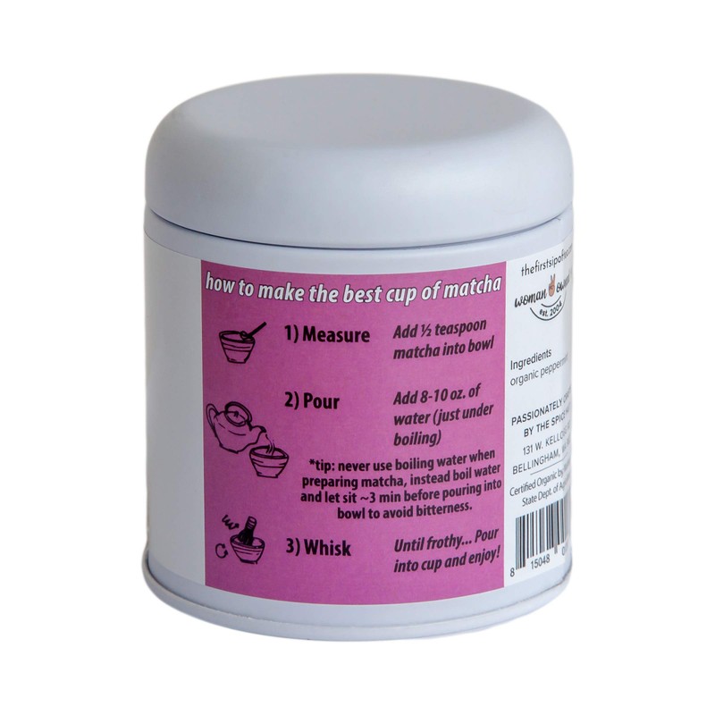 Organic Matcha Peppermint Tea Powder, Pure 1 ounce, The Spice