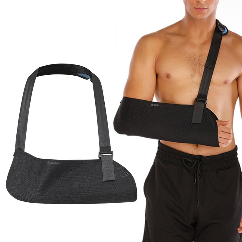 Arm Sling for Fractured Bones Mesh Adjustable Padded Arm Support