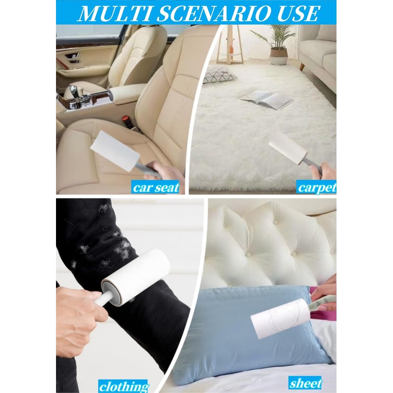 Lint Roller Refills 540 Sheets Extra Sticky Fluff Roller Supplement