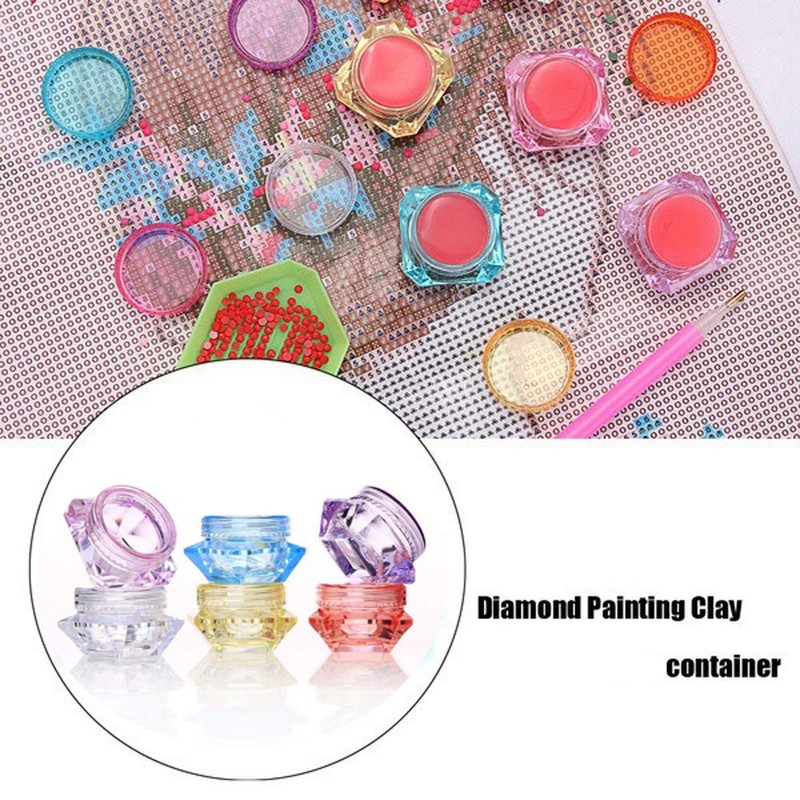 Primst 16pcs DIY Painting Tool Glue Clay Wax Holder Storage