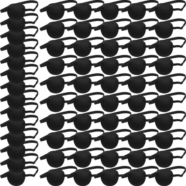 Nuanchu Pirate Eye Patches Adjustable Eye Patch 3D Lazy Comfortable
