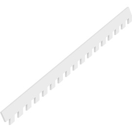 Ekena Millwork DENP07PL0712SAN00 PVC Dentil Trim, White