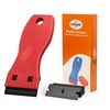EHDIS 1.5" Plastic Razor Scraper Tool with 10pcs Double Edged