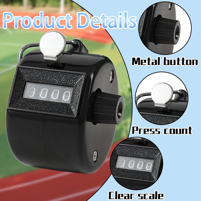 3 pcs Clicker Counter, Tally Counter, Handheld Counters, Counter Feel