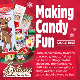 Palmer Hot Chocolate Bomb with Marshmallows, Milk Chocolate Shell Filled with Marshmallows, Fun Holiday Treat or Gift, Just Add Hot Milk or Liquid, Making Candy Fun Since 1948 (1 Pack)