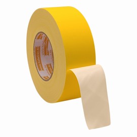 KABELREX Gaffer Tape Yellow 5 cm x 55 m Extra Strong & Residue-Free - 10% More Length than Standard - Matte, Waterproof Cloth Tape Like Duct Tape for Stage, Household & DIY